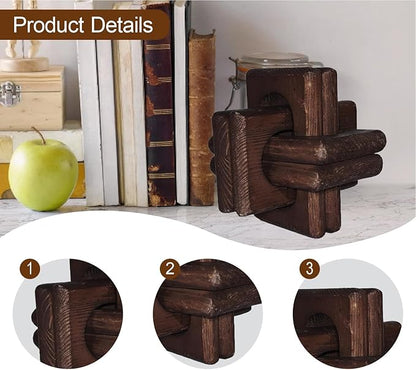 Wood Chain Link Decor Coffee Table Decor Versatile Country Vintage Unique Ornament Decoration for Coffee Table Party