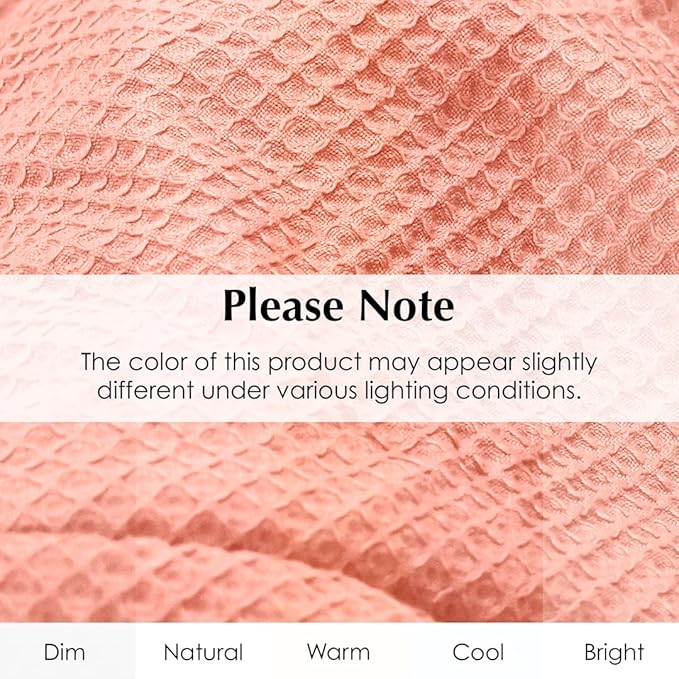 Salt Earth GOTS Certified 100% Organic Cotton Throw Blanket, 55" X 60" Waffle Blankets & Throws for Bed, Throw Blanket for Couch, Modern & Cozy Blanket, All Season, Comfy and Soft Blanket (Sun Bay)