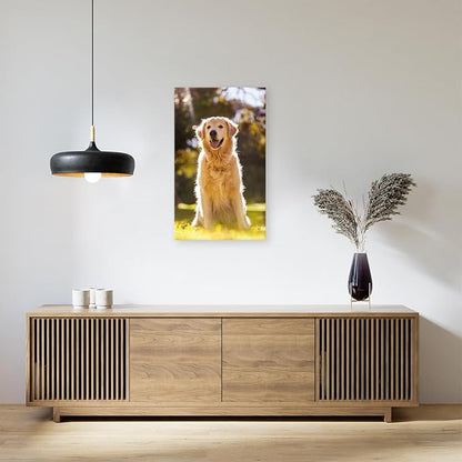 YYYYHPP Canvas Prints with Your Photos, Personalized Photo to Canvas Wall Art,Canvas Printing for Wedding, Family, Baby, Pets, Home Office Decor, Wrapped Frame 18"x30"