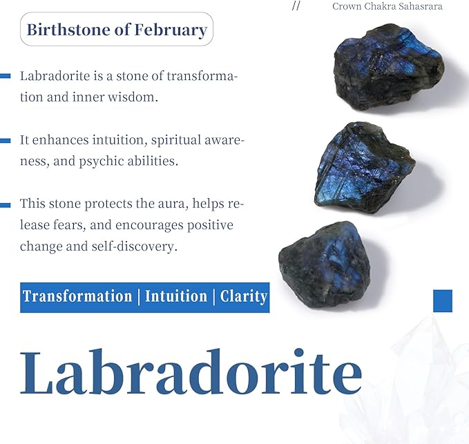 SUNYIK Natural Labradorite Ball Sphere with Resin Stand Polished Crystal Sphere Stone Figurine Decor for Home Office Tabletop, 2.4-2.7”(61-70mm)