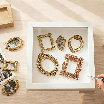DIY Mini Museum Silhouette Box Unique Memory Keepsake for Home Decor 2026 New Mini Museum Display (Natural)