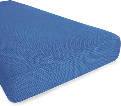 Hokway Stretch Couch Cushion Slipcovers Large Reversible Protector Slipcovers Sofa Cushion Protector Covers(Medium, Frenchblue)