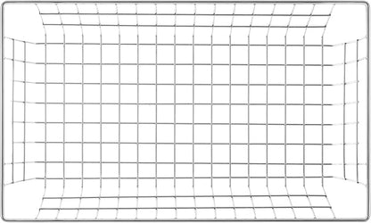 Slideep Farmhouse Wire Organizer Storage Bin Basket with Handles, Food Storage for Kitchen Cabinets, Pantry, Closet, Bedroom, Bathroom, Office 6 Pack