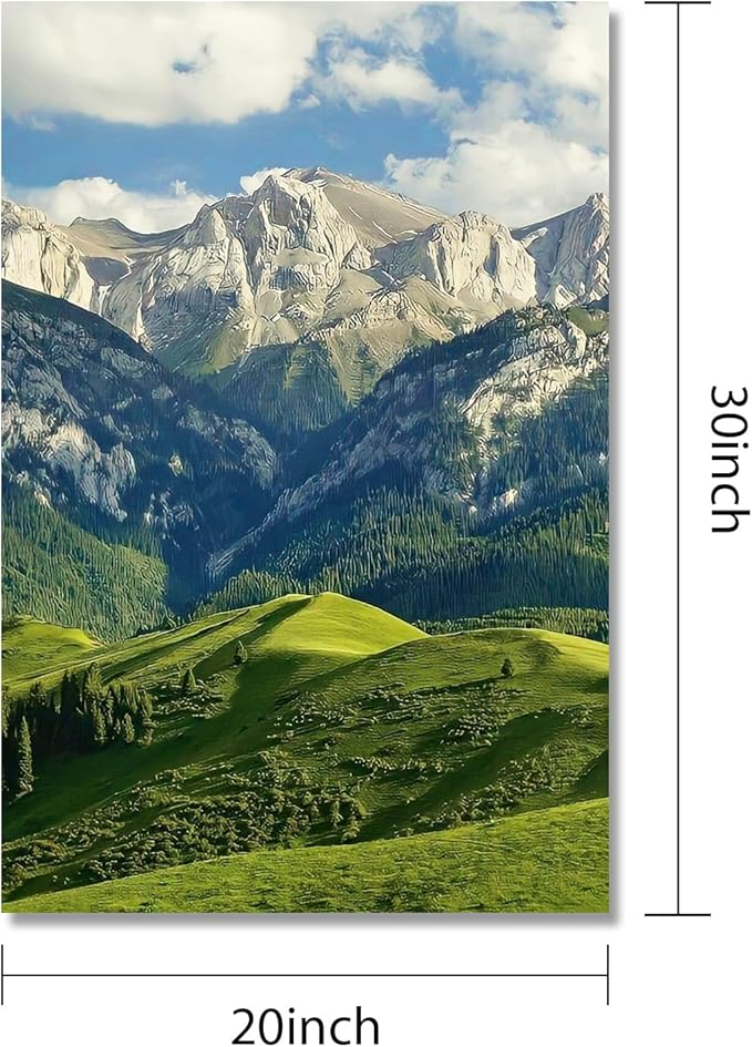 JIMUJIA Custom Canvas Art Print 20"x30" - Unframed Artwork, Personalized Wall Decor, Customizable Photo, Custom Portrait, Office, Living Room, Bedroom Wall Art(20×30in,Unframe)