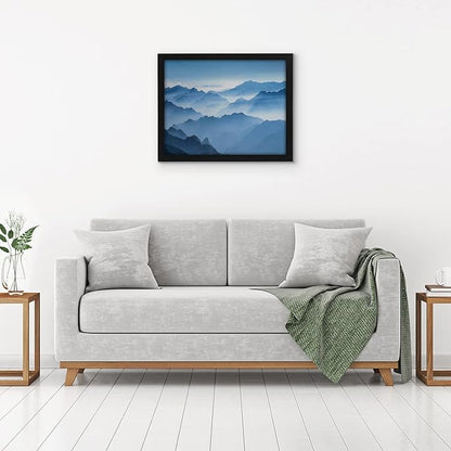 Americanflat 17x22 Picture Frame with Polished Plexiglass - Black Picture Frame - Wide Photo Frames Made of Engineered Wood for Vertical or Horizontal Wall Display - Epic Collection - Black