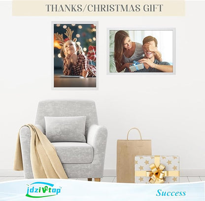 6x12 Frame Rustic White, Distressed 12x6 Picture Frame, Art Pic Hanging Poster Frame, 6 by 12 Gallery Family Concert Portrait Wall Photo Frame Horizontal Vertical Display Gift