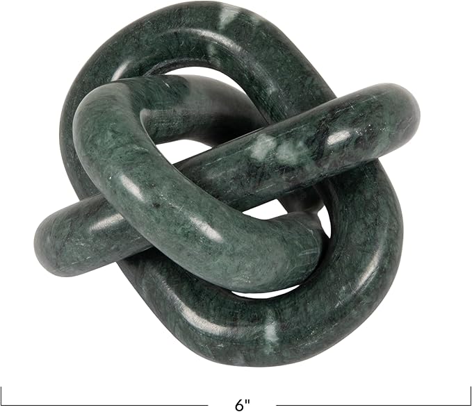 Bloomingville Marble Chain Link, Green