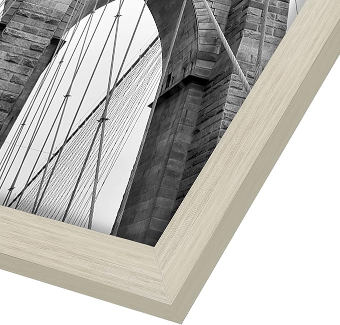 Americanflat 20x30 Poster Frame with Polished Plexiglass - Wide Picture Frames Made of Engineered Wood for Vertical or Horizontal Wall Display - Epic Collection - Light Wood