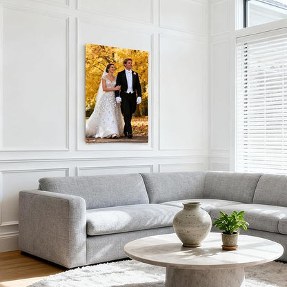 Personalized Custom Canvas Prints: Photo On Canvas (8x10) Transform Your Photos into Stunning Framed Wall Art Digitally Printed Photo To Canvas Ideal for Home Decor, Gifts Keepsakes.Made in Texas, USA