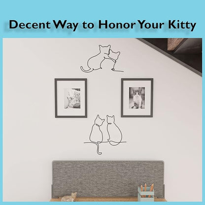 Matani Metal Dog Wall Art | Metal Decor | Minimalist Room & Living Room Wall Decor (Sleeping Labrador, Cats)