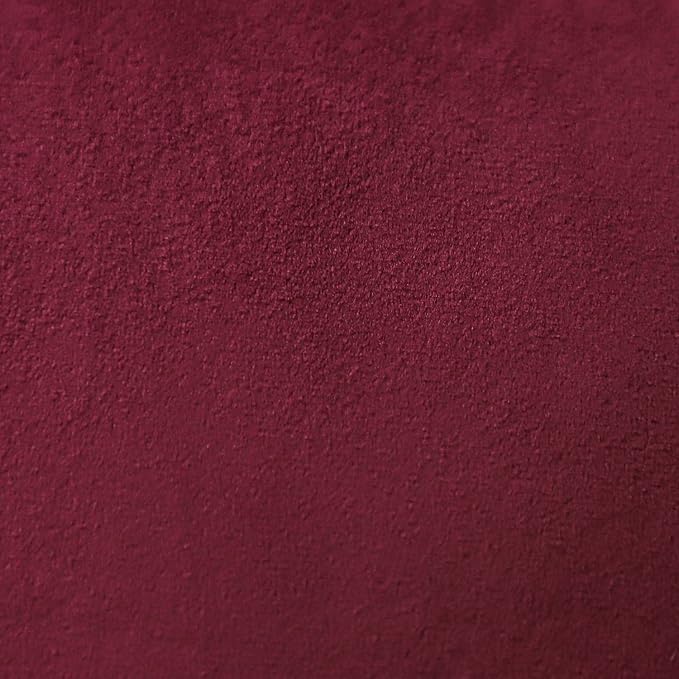 Artscope Luxury Velvet Pillow Covers Super Soft Decorative Square Throw Pillow Covers Case Cushion Covers for Sofa Couch Bedroom Car Decor 24x24 Inch Wine Red