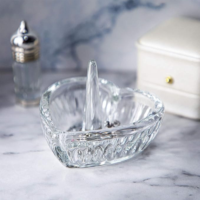 H&D Crystal Ring Holder Dish