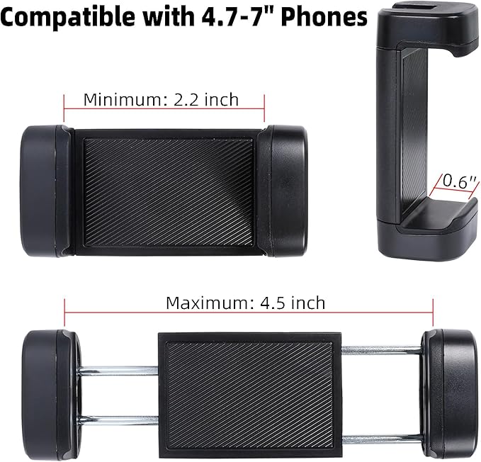 Mini Cell Phone Tripod, 3 in 1 Flexible Phone Tripod with Wireless Remote for Video Recording Vlogging Selfie, Portable Small Tripod Stand Compatible with iPhone, Samsung, 4.7''-7'' Phones