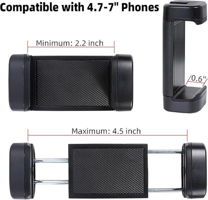 Mini Cell Phone Tripod, 3 in 1 Flexible Phone Tripod with Wireless Remote for Video Recording Vlogging Selfie, Portable Small Tripod Stand Compatible with iPhone, Samsung, 4.7''-7'' Phones