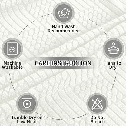 Easy-Going Waterproof Couch Cushion Covers for Couches and Sofas, Stretch Jacquard Sofa Seat Cover Replacement for Dogs, Pets & Kids, Durable Furniture Protector for Sofa Cushions, Ivory