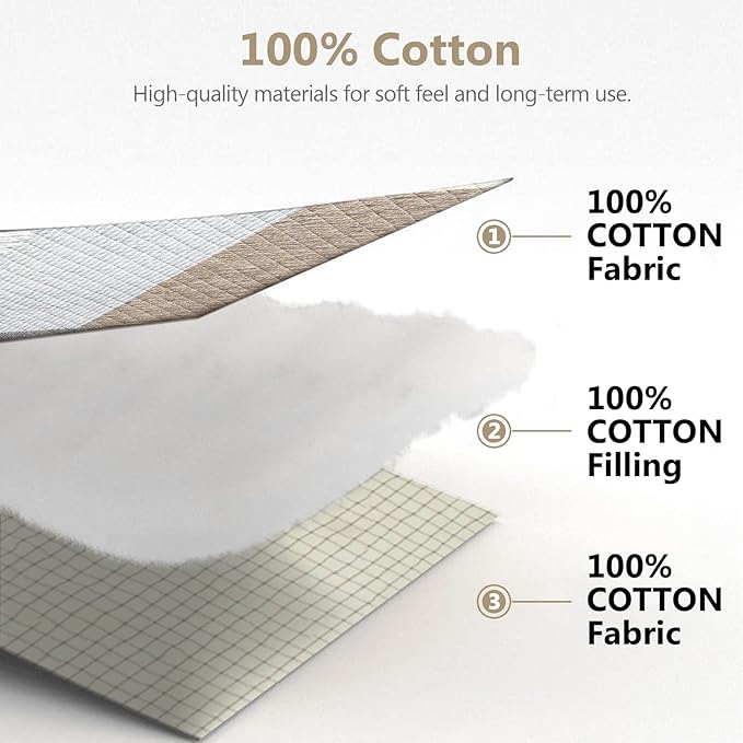 Quilts King Size - King Quilt Bedspread Sets, 100% Cotton Patchwork Quilt Bedding Set for King Bed, 3 Pieces Plaid Farmhouse Reversible Rustic Lightweight Comforter Spread, Brown/Beige/Gray