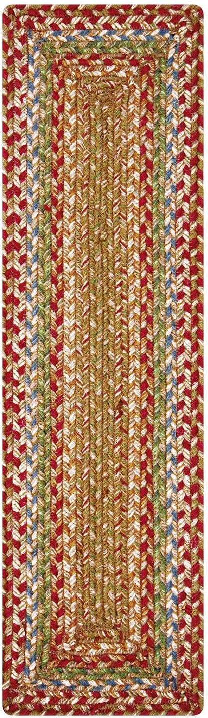 Homespice Azalea Long Table Runner - 11"x36", Rectangle, Multicolor - Handcrafted with Jute - Rich Colors, Easy to Clean, Durable and Protects Furniture