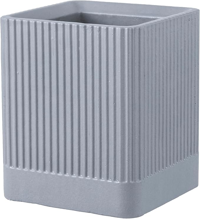 MyGift Pen Holder Pencil Holder For Desk Desktop Pen Cup Holder Gray Concrete Modern Office Supplies