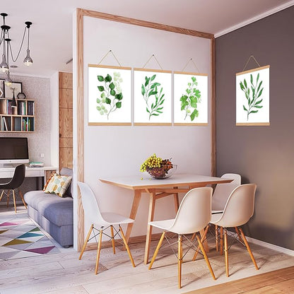 YK artwood 4 Pack Magnetic Poster Hanger Frame 20 inch Black- 20x24 20x30 20x28 Poster Frame for Wall Art Pictures Photos Prints Maps Diamond Art Painting