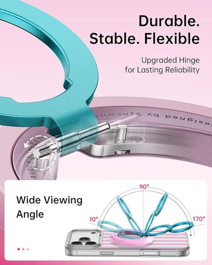 SYNCWIRE for MagSafe Phone Grip, Birthday Christmas Stocking Stuffers Surprise White Elephant Gifts for Women Mom Her Best Friends Sister Wife Teen Girl Magnetic Phone Ring Holder Kickstand Stand