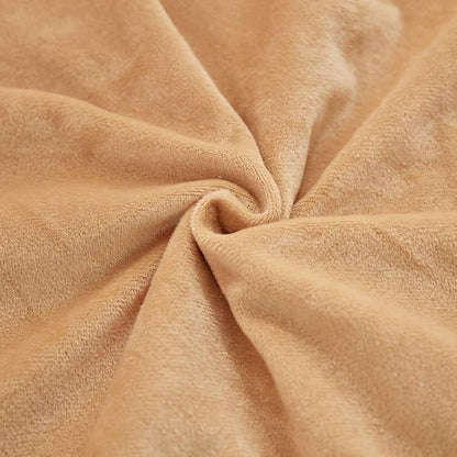 JAUXIO Diamond Pinch Pleated Crystal Velvet Pillowcases 2 Pack Solid Pintuck Throw Cushion Cover for Home Decor Hidden Zipper Closure (Camel, Standard)