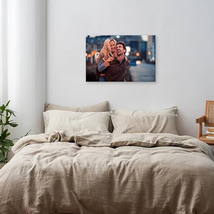 YYYYHPP Canvas Prints with Your Photos, Personalized Photo to Canvas Wall Art,Canvas Printing for Wedding, Family, Baby, Pets, Home Office Decor, Wrapped Frame 36"x24"