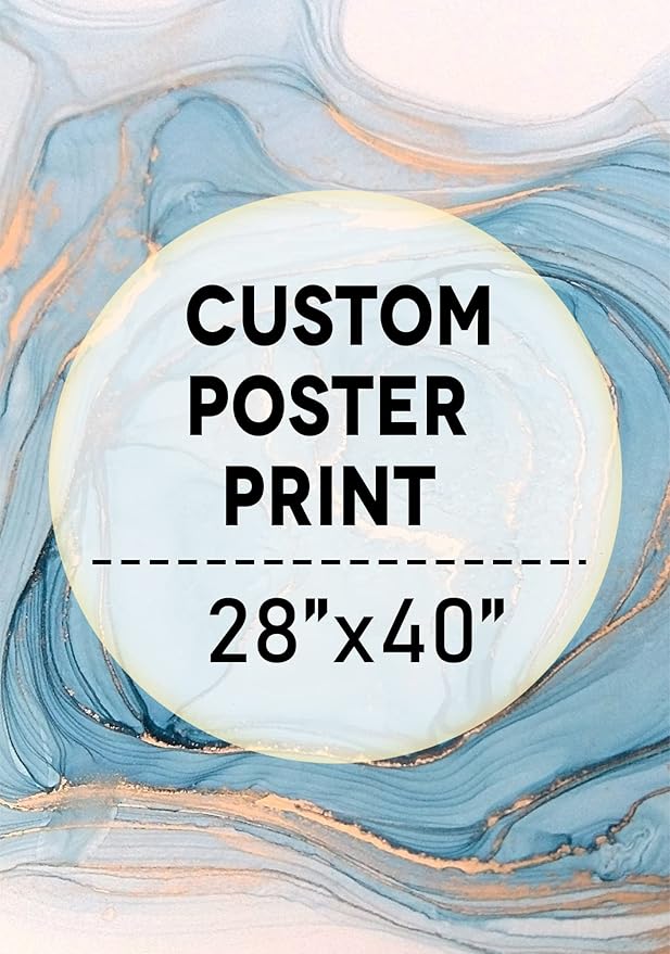 wall26 Custom Poster Prints - Upload Your Image/Photo, Personalized Photo to Poster Printing, Durable and Waterproof, Home Decor Wall Art Prints - 28x40 inches