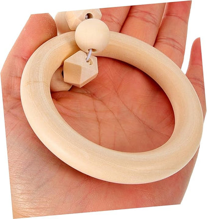 GLEAVI Wood Chain Link Decor Natural Knot Craft Decor Rustic Home Minimalist Living Room