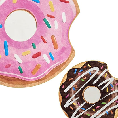 JINCHAN Cute Round Rug 3ft Strawberry Donut Fun Rug Washable Playroom Mat Sweet Dessert Circle Cool Rug Non Slip 3' Round Soft Cozy Pink Doormat Small Funky Gift for Girls Kids Toddler Nursery Bedroom