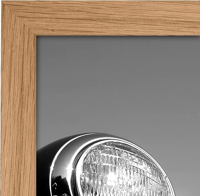 Americanflat 18x24 Poster Frame with Polished Plexiglass - Wide Picture Frames Made of Engineered Wood for Vertical or Horizontal Wall Display - Epic Collection - Dark Oak