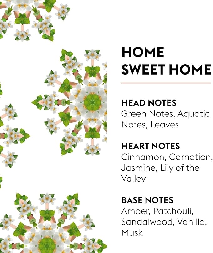 MAISON BERGER Home Sweet Home Lampe Berger Refill, 500 ml (16.9 fl oz), Odor-Neutralizing Home Fragrance Oil Lamps, Green Notes, Aquatic Notes, Leaves, Cinnamon, Made in France