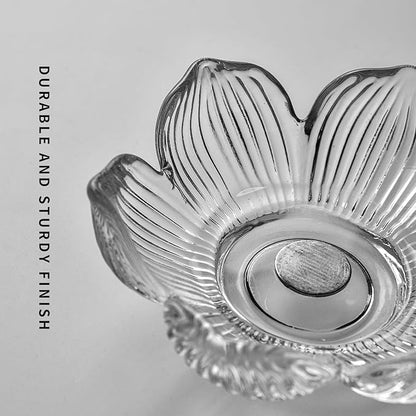 Crystal Ring Holder Decorative Jewelry Tray Valentine Engagement Wedding Birthday Gifts for Women (Flower)