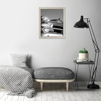 Americanflat 18x24 Poster Frame with Polished Plexiglass - Wide Picture Frames Made of Engineered Wood for Vertical or Horizontal Wall Display - Epic Collection - Driftwood