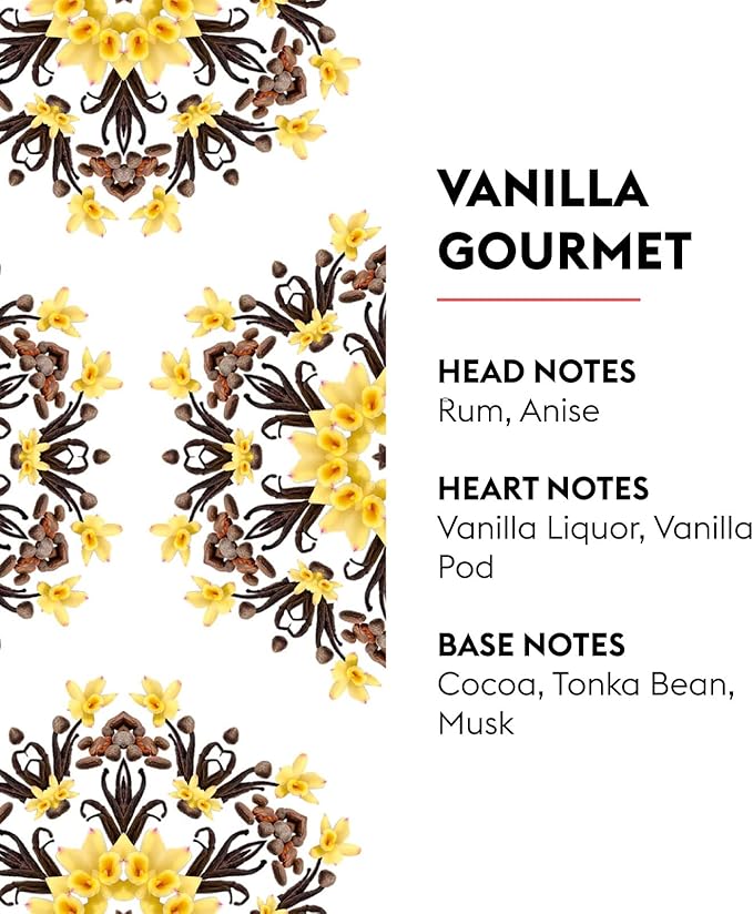 MAISON BERGER - Vanilla Gourmet - Lampe Berger Fragrance Refill for Home Fragrance Oil Diffuser - AIr Freshener - 33.8 Fluid Ounces - 1 Liter