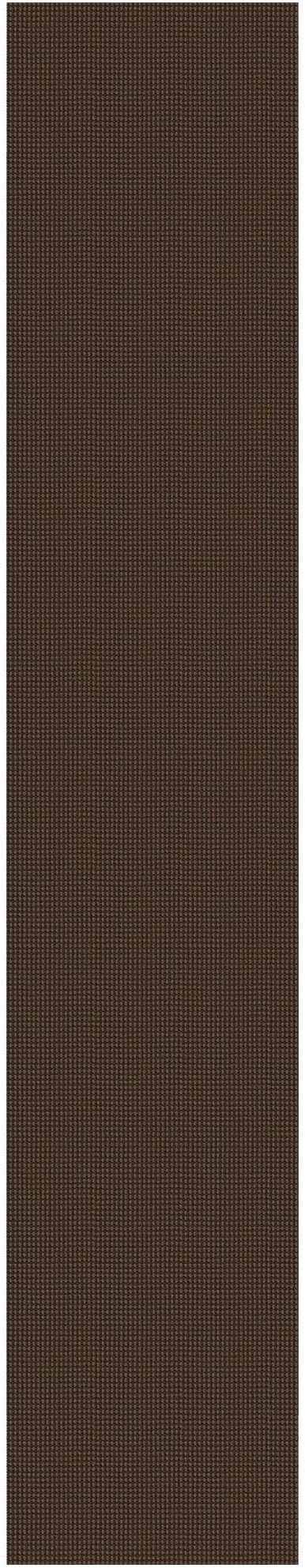IOHOUZE Washable Exrea Long Hallway Runner Rug 3x14 Non Slip Rubber Backed Kitchen Runner Entryway Runner Indoor, Woven Rugs Floor Carpet for Kitchen Hall Entryway Stair,Brown