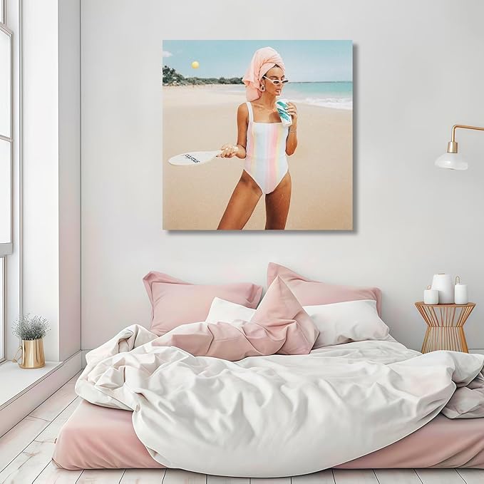 JIMUJIA Custom Canvas Art Print 40"x40" - Unframed Artwork, Personalized Wall Decor, Customizable Photo, Custom Portrait, Office, Living Room, Bedroom Wall Art(40×40in,Unframe)