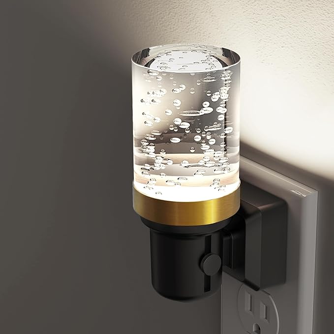 L LOHAS LED Night Light, Dimmable Night Lights Plug into Wall, Automatic Night Lights Plug in with Auto Light Sensor, Adjustable Brightness 5000K LED Night Light, for Bedroom Hallway Home