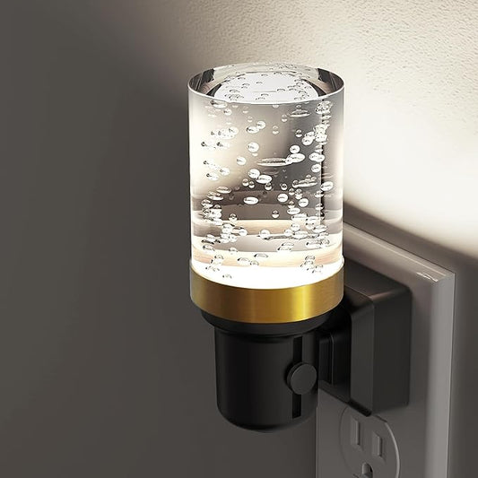 L LOHAS LED Night Light, Dimmable Night Lights Plug into Wall, Automatic Night Lights Plug in with Auto Light Sensor, Adjustable Brightness 5000K LED Night Light, for Bedroom Hallway Home