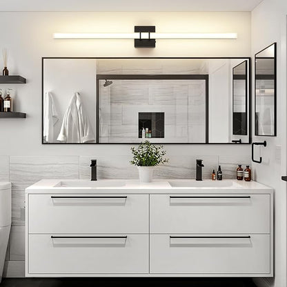 Modern Black Vanity Light Bar 40 Inch, 30W 5CCT Dimmable Bathroom Light Fixtures LED Wall Lighting Fixture