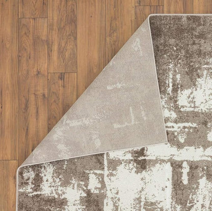 LUXE WEAVERS Abstract Modern Area Rug, Beige 5x7