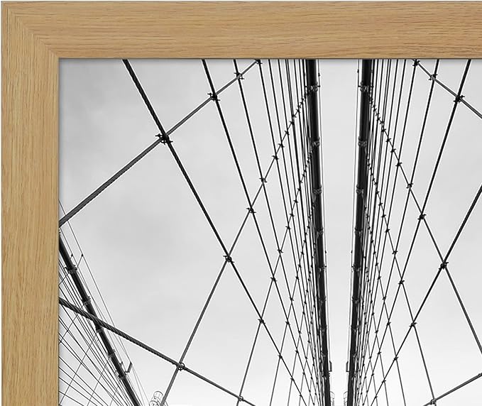 Americanflat 20x30 Poster Frame with Polished Plexiglass - Wide Picture Frames Made of Engineered Wood for Vertical or Horizontal Wall Display - Epic Collection - Pine
