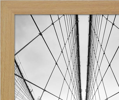 Americanflat 20x30 Poster Frame with Polished Plexiglass - Wide Picture Frames Made of Engineered Wood for Vertical or Horizontal Wall Display - Epic Collection - Pine
