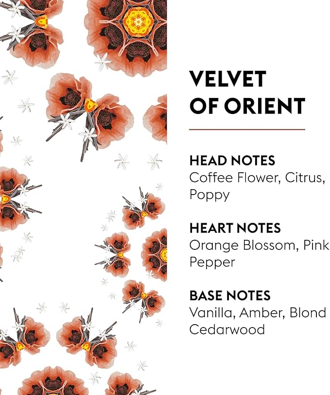 MAISON BERGER Velvet of Orient Lampe Berger Refill, 500 ml (16.9 fl oz), Odor-Neutralizing Home Fragrance Oil Lamps, Coffee Flower, Citrus, Poppy, Orange Blossom, Made in France