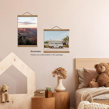 4 Pack Magnetic Picture Frames - 16x20 16x22 16x24 Poster Frame Hanger for Photo Picutre Canvas Artwork Art Print Wall Hanging
