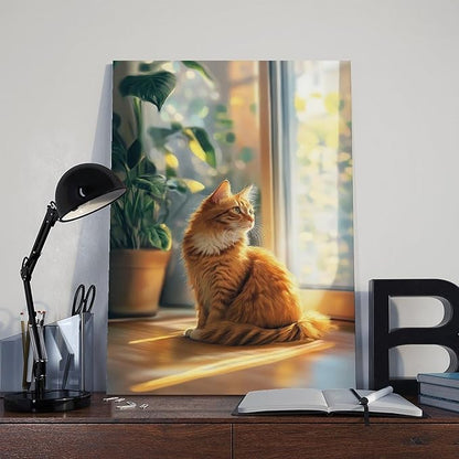 Personalized Wall Art for Wall Custom Photo Print on Canvas Wall Art for Wedding Pet Family Lovers Birthday Keepsakes Unframed Rolled Canvas Printed 12x8in