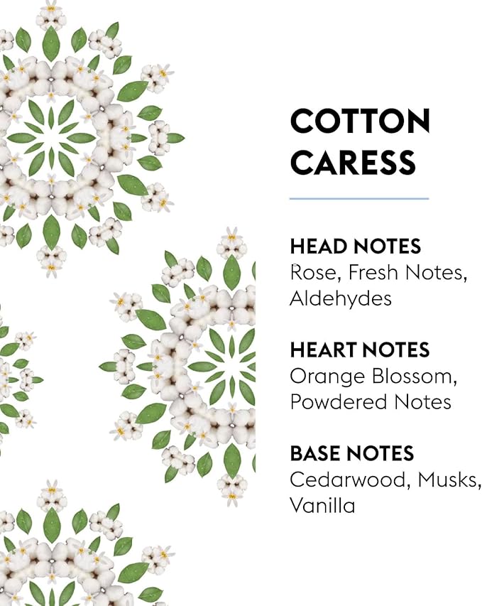 MAISON BERGER Cotton Caress Lampe Berger Refill, 500 ml (16.9 fl oz), Odor-Neutralizing Home Fragrance Oil Lamps, Rose, Fresh Notes, Aldehydes, Orange Blossom, Made in France