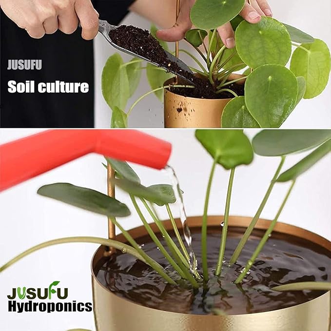 Metal Hanging Planters for Indoor & Outdoor, No Plant Included(Gold)