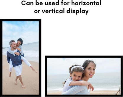 Americanflat 20x40 Picture Frame with Polished Plexiglass - Black Picture Frame - Wide Photo Frames Made of Engineered Wood for Vertical or Horizontal Wall Display - Epic Collection - Black