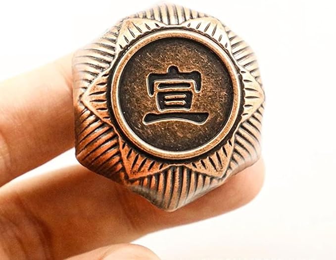 3 PCS Vintage Lotus Incense Holder for Stick and Cone Incense - Classical Brass Incense Burner Holder with Ash Catcher, Antique Censer for Home, Office, Meditation & Feng Shui Decor (Russet Bronze)