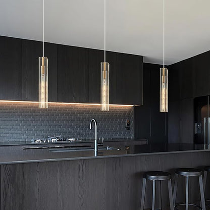 Modern Crystal Ceiling Kitchen Light Fixtures Pendant Lights Mini Pendant Light Pendant Lighting for Kitchen Island Bedroom Living Room Hallway Dining Room (3 Pack)